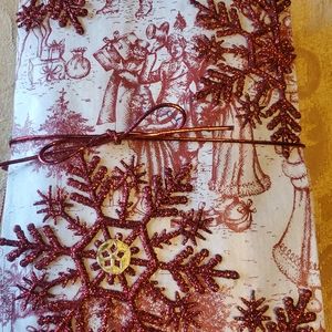 HANDCRAFTED OLD WORLD SANTA CARD KEEPER!